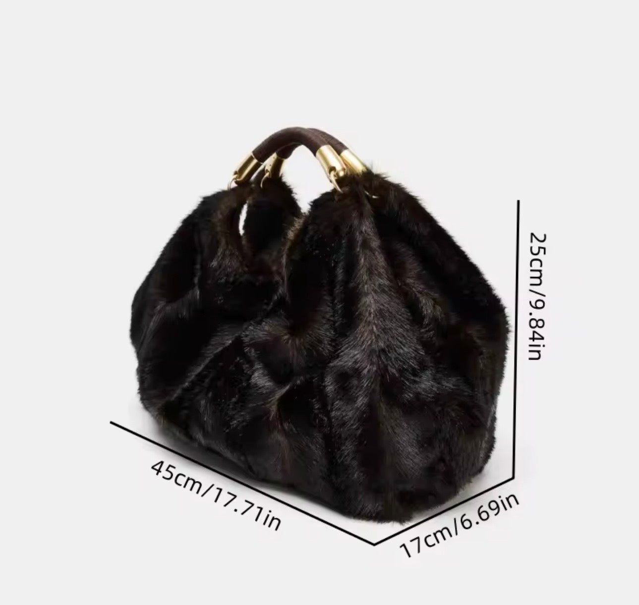 Fur girl bag