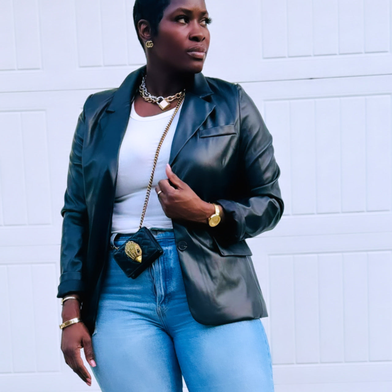 Leather Lover Blazer