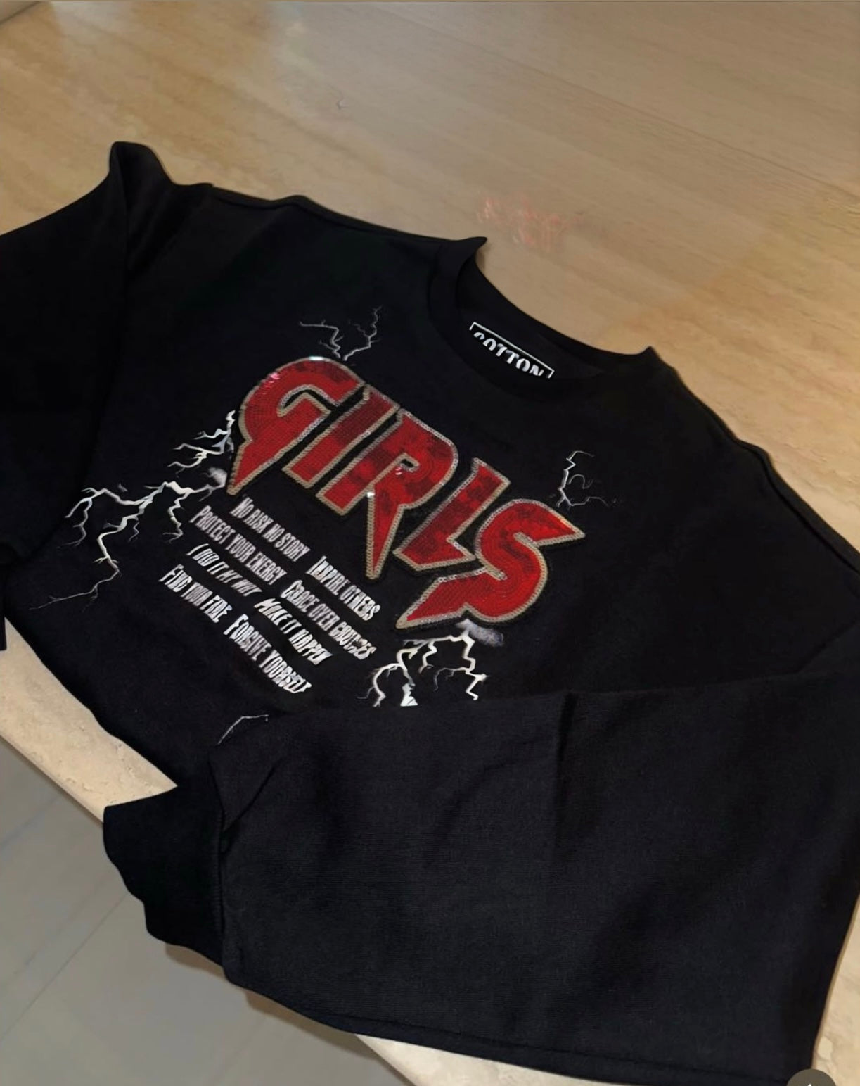 Girls girl sweatshirt