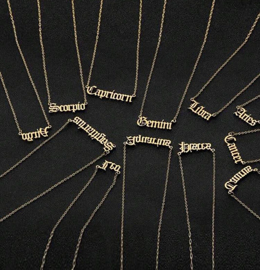 Zodiac necklace