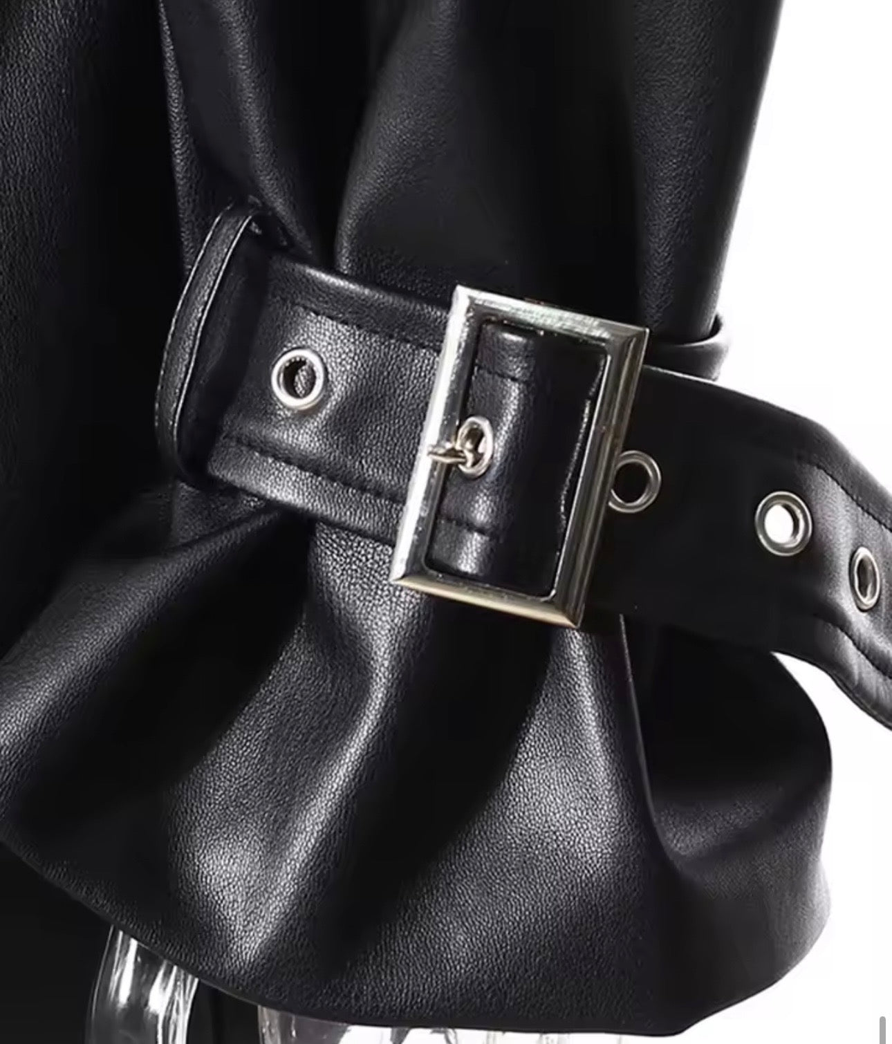 Power Play Leather Blazer (SHIP 10/26)