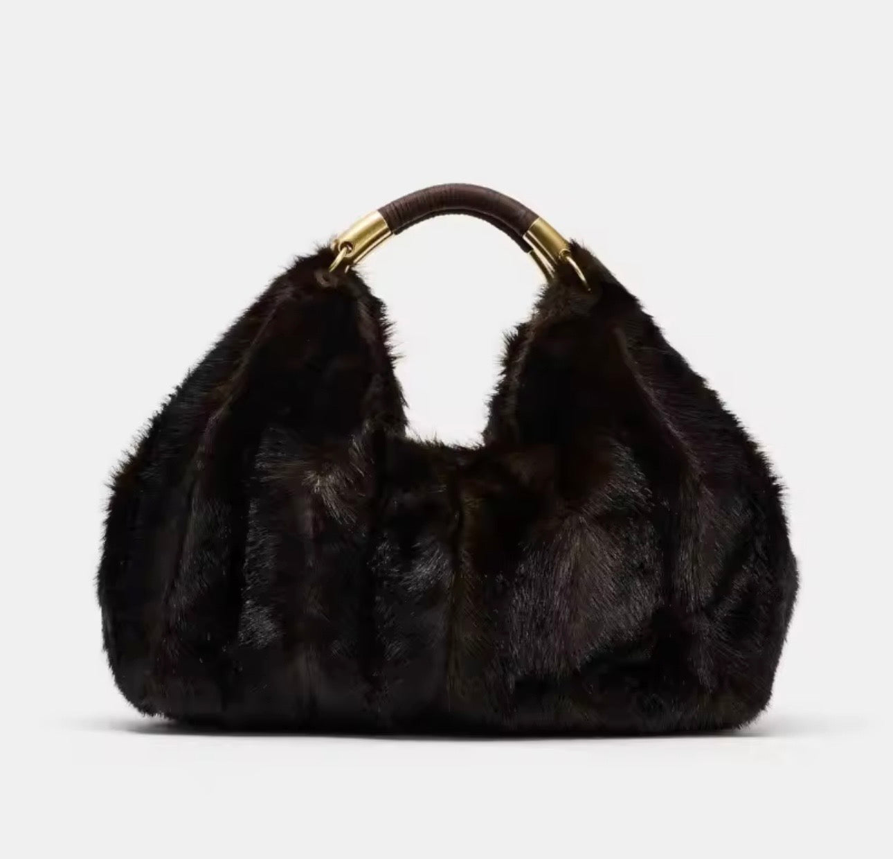 Fur girl bag