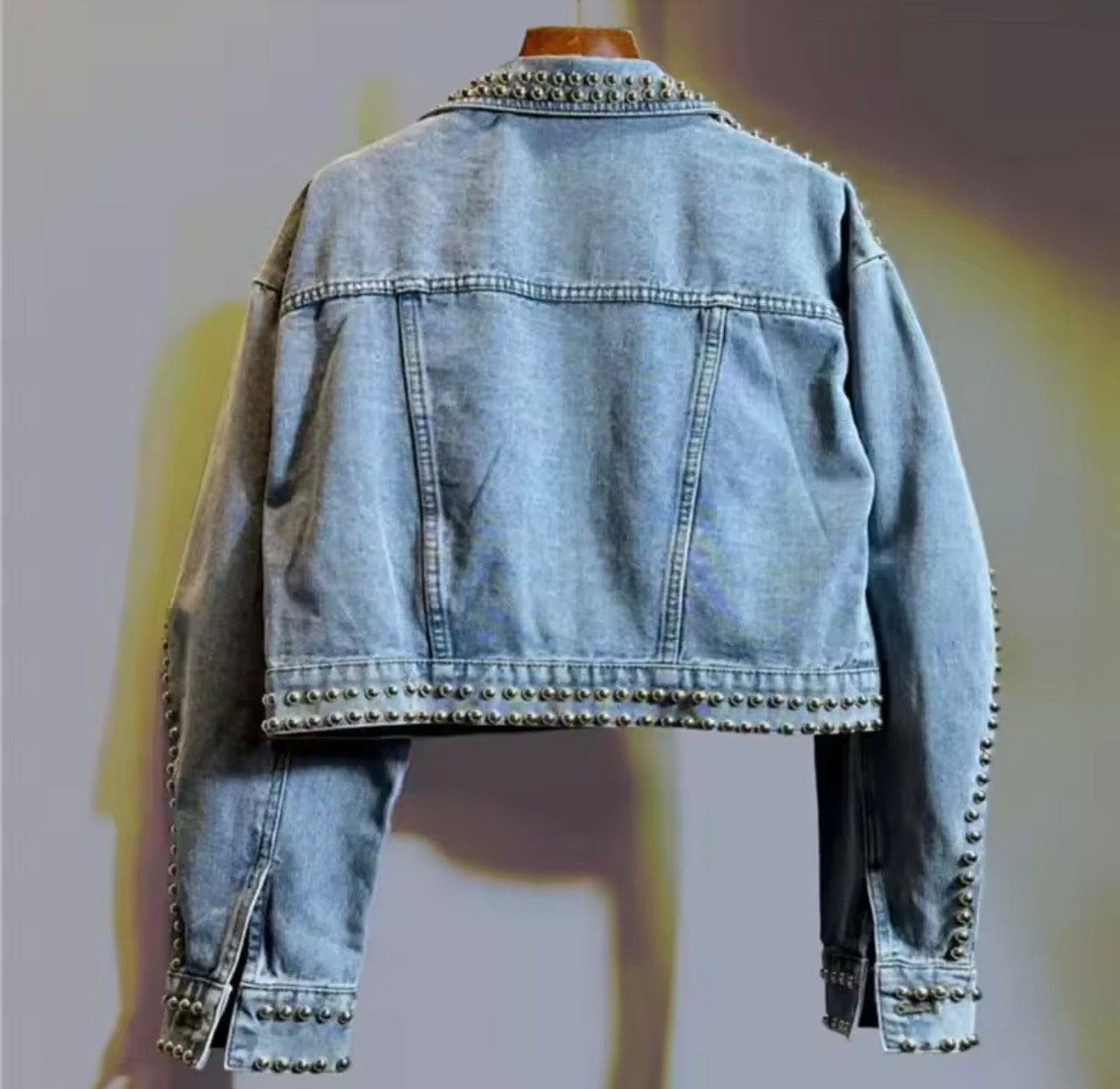 Heartthrob Studded Denim Jacket