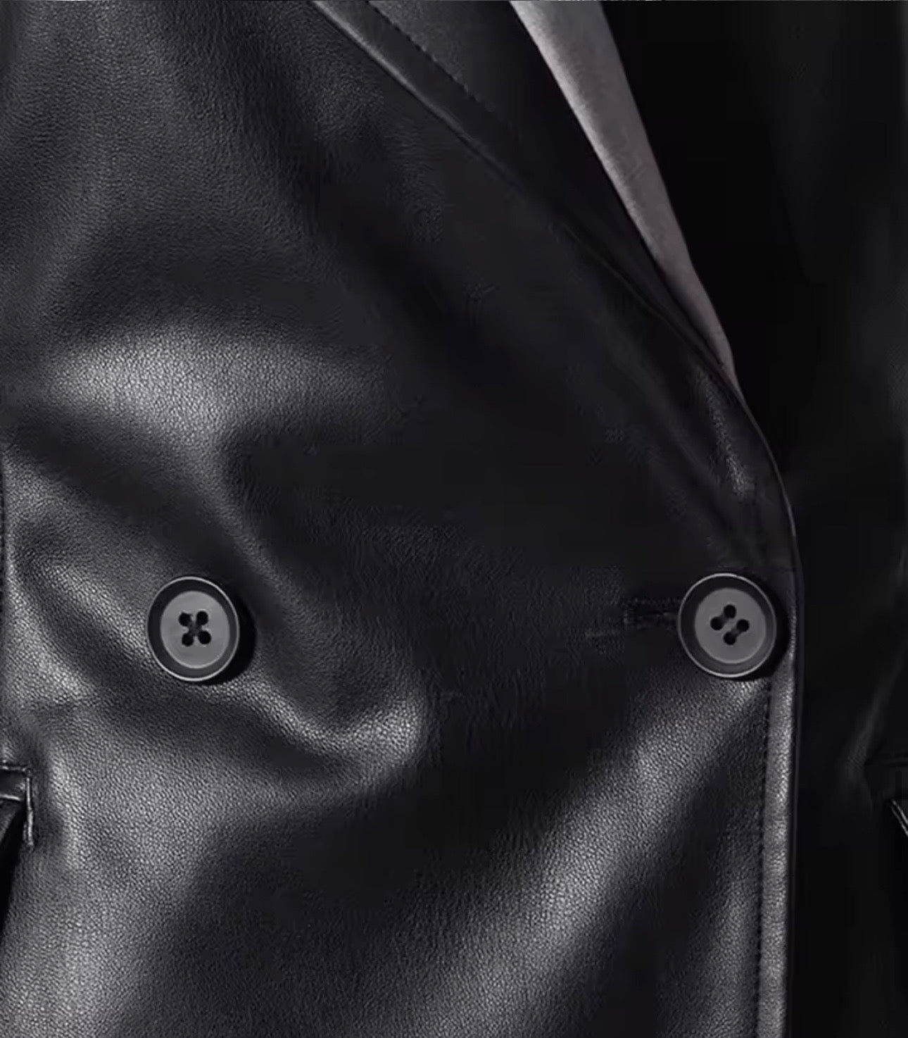 Power Play Leather Blazer (SHIP 10/26)