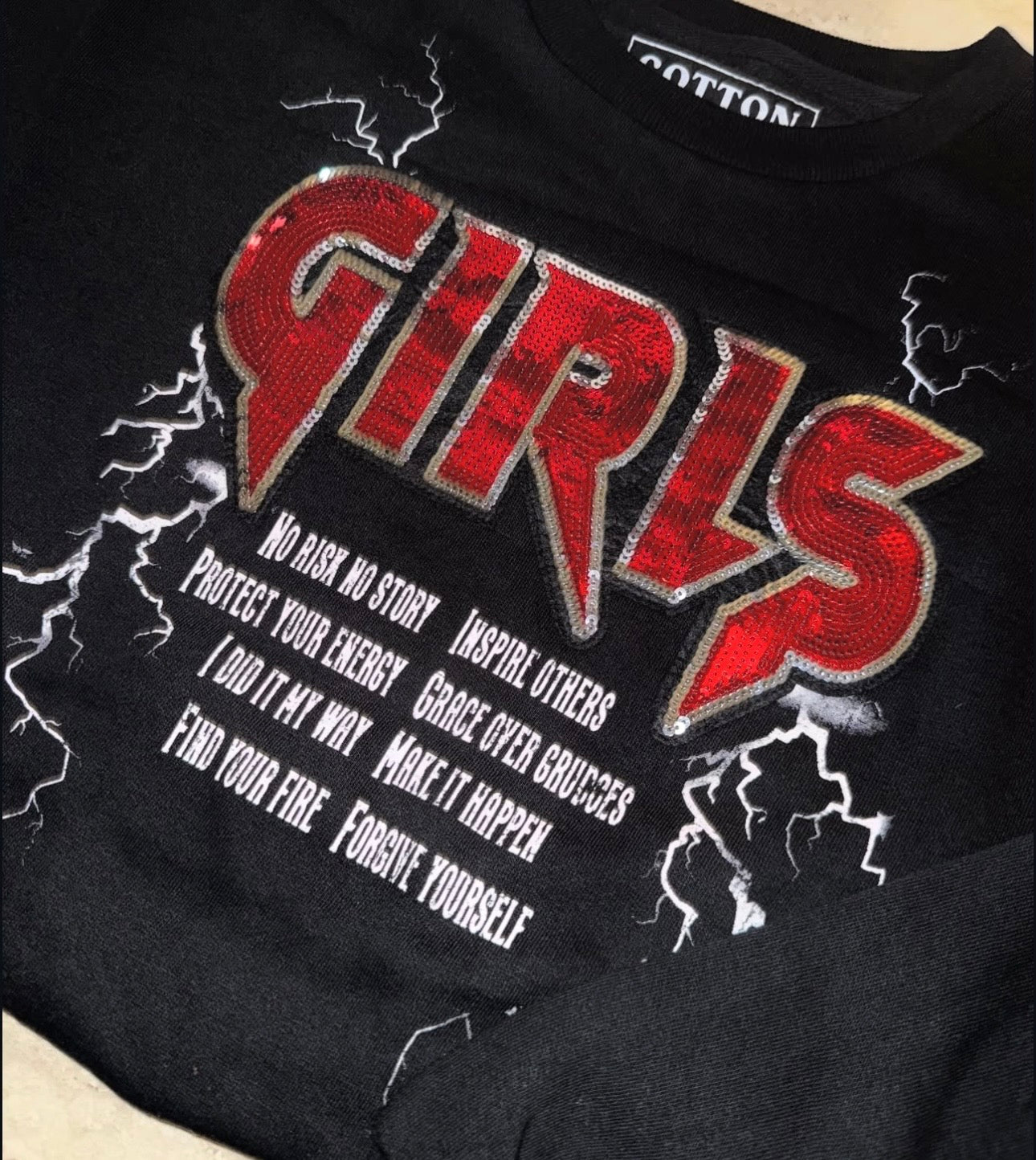 Girls girl sweatshirt