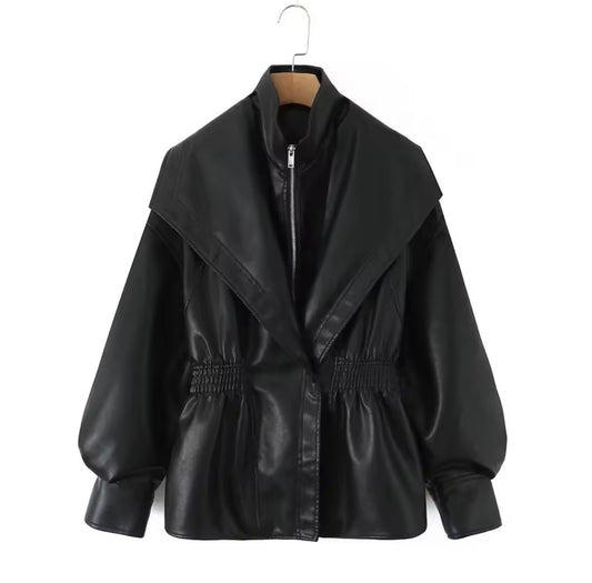 Fly girl leather jacket