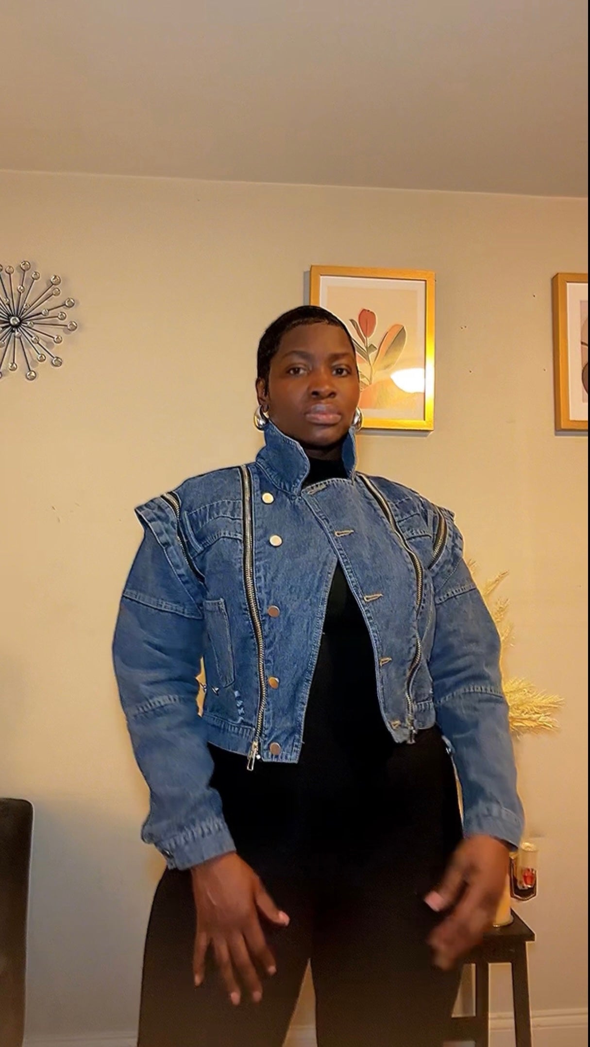 Moto Denim Jacket