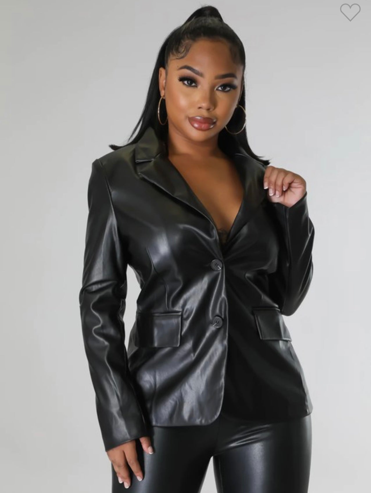Leather Lover Blazer