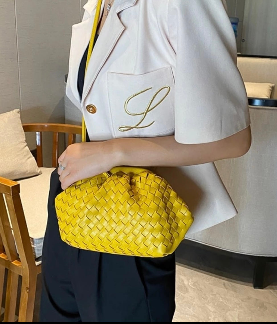 Weave Bag Soft Leather Crossbody