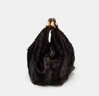 Fur girl bag
