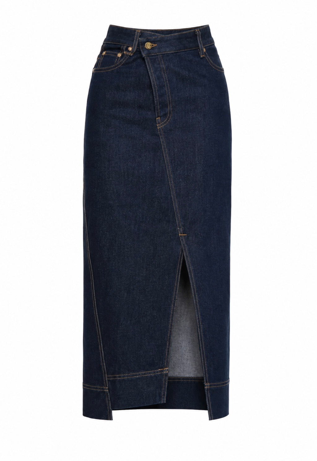 Downtown Denim Maxi Skirt
