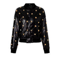 DIAMOND QUILTED PRESS STUDS JACKET
