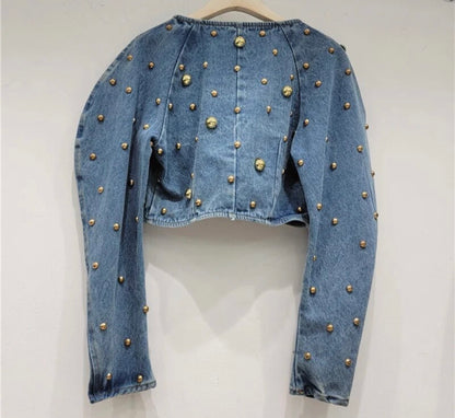 The Vintage Studded Top