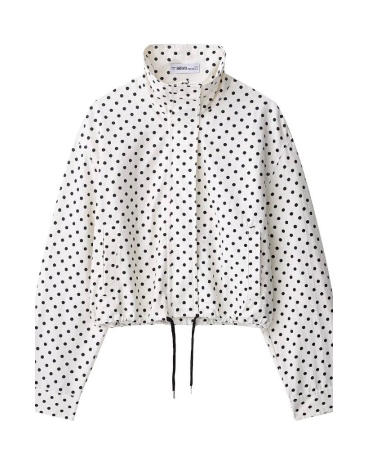Midnight Polka Dot Windbreaker Jacket