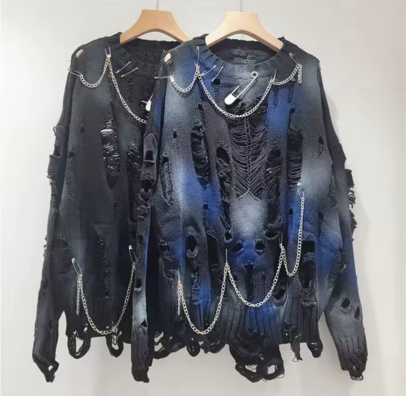 Bad Influence Distressed Sweater