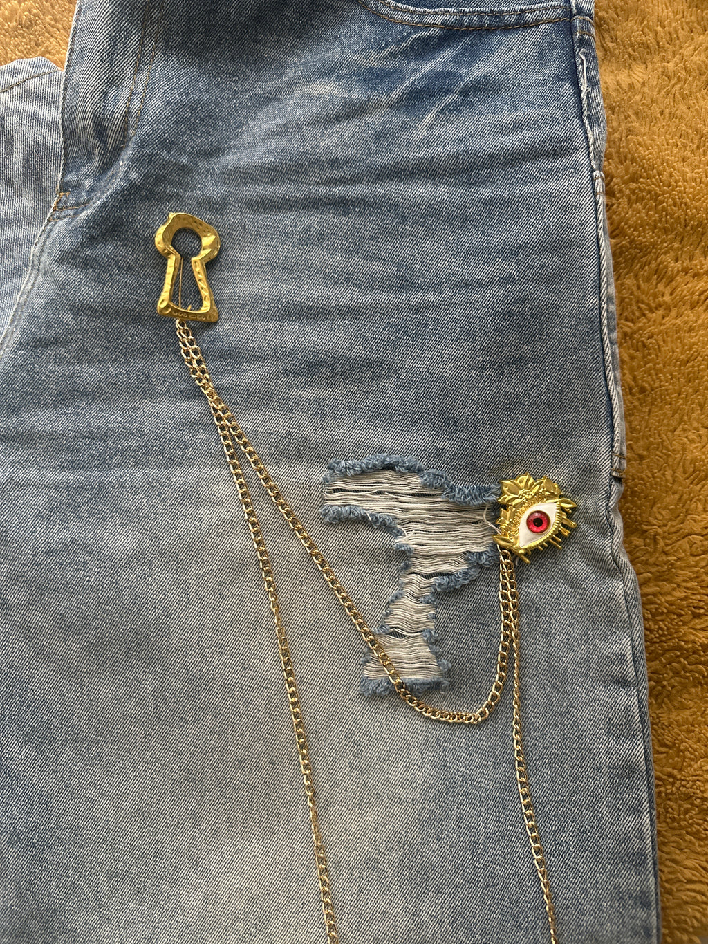 Golden Hour Chain Jeans