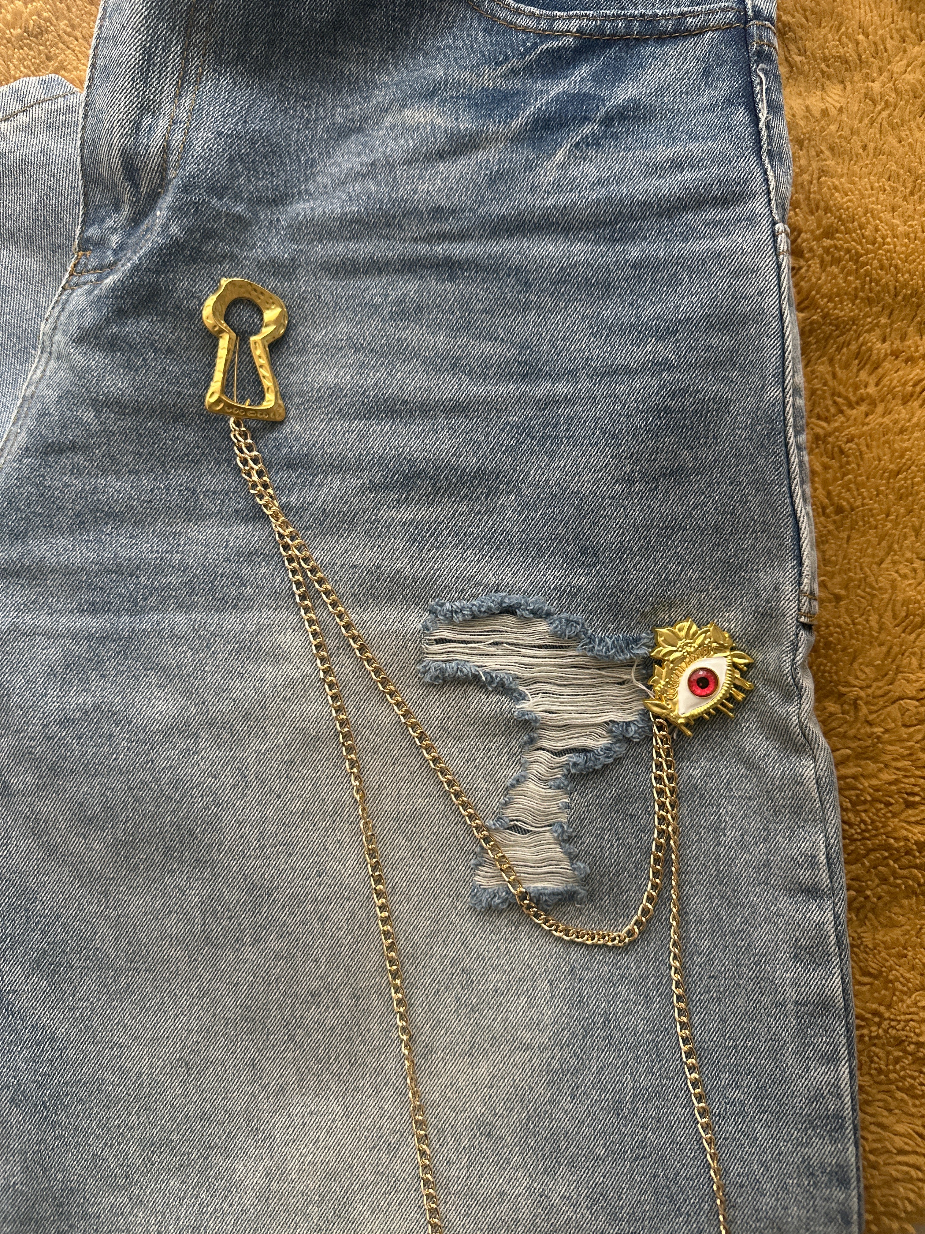 Golden Hour Chain Jeans