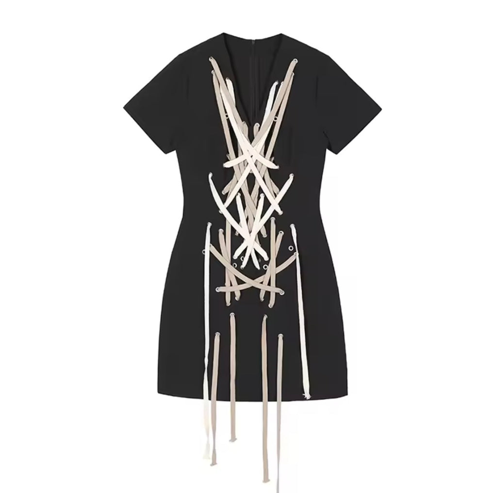 Cross My Heart Mini Dress