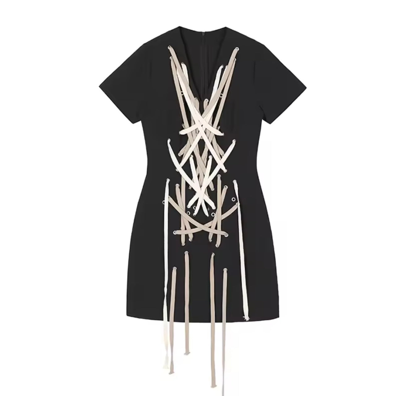 Cross My Heart Mini Dress