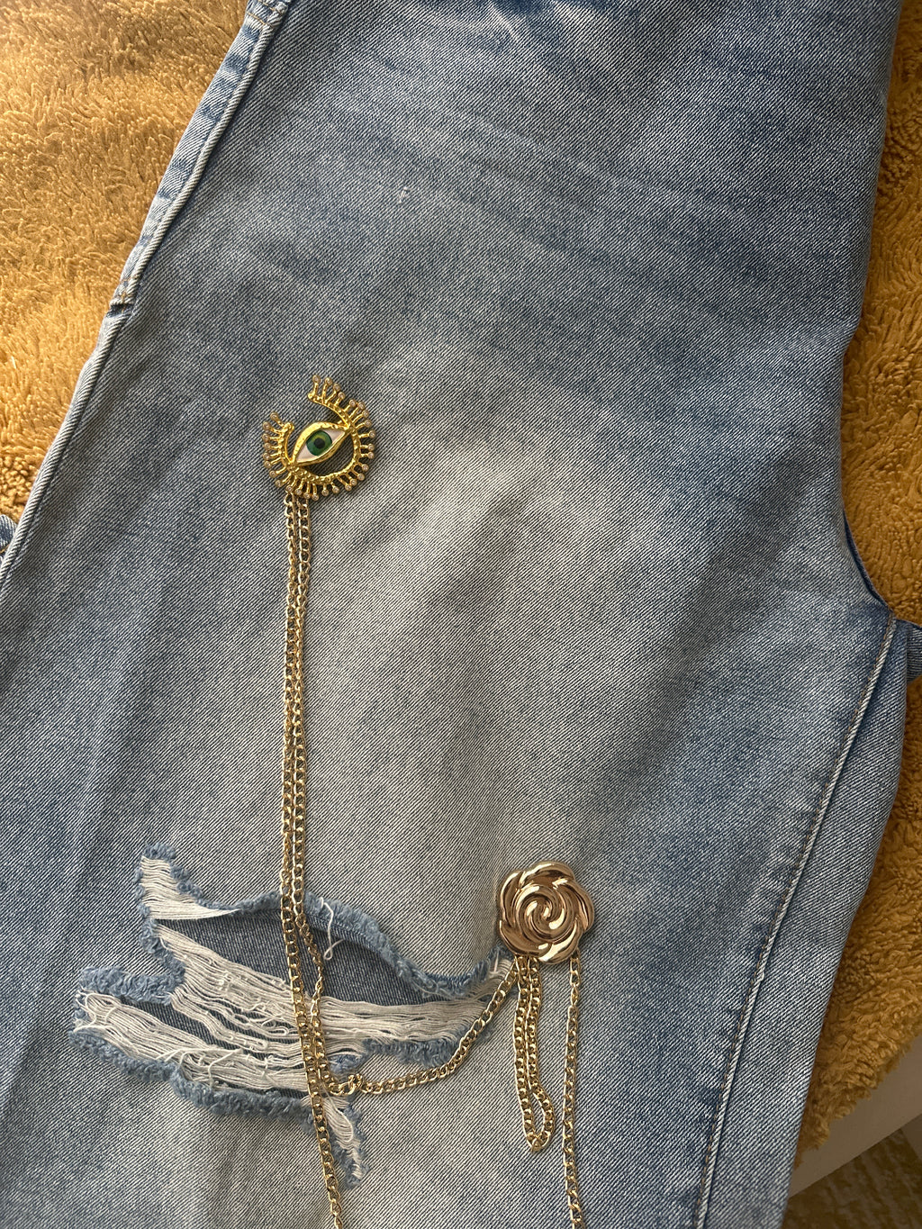 Golden Hour Chain Jeans