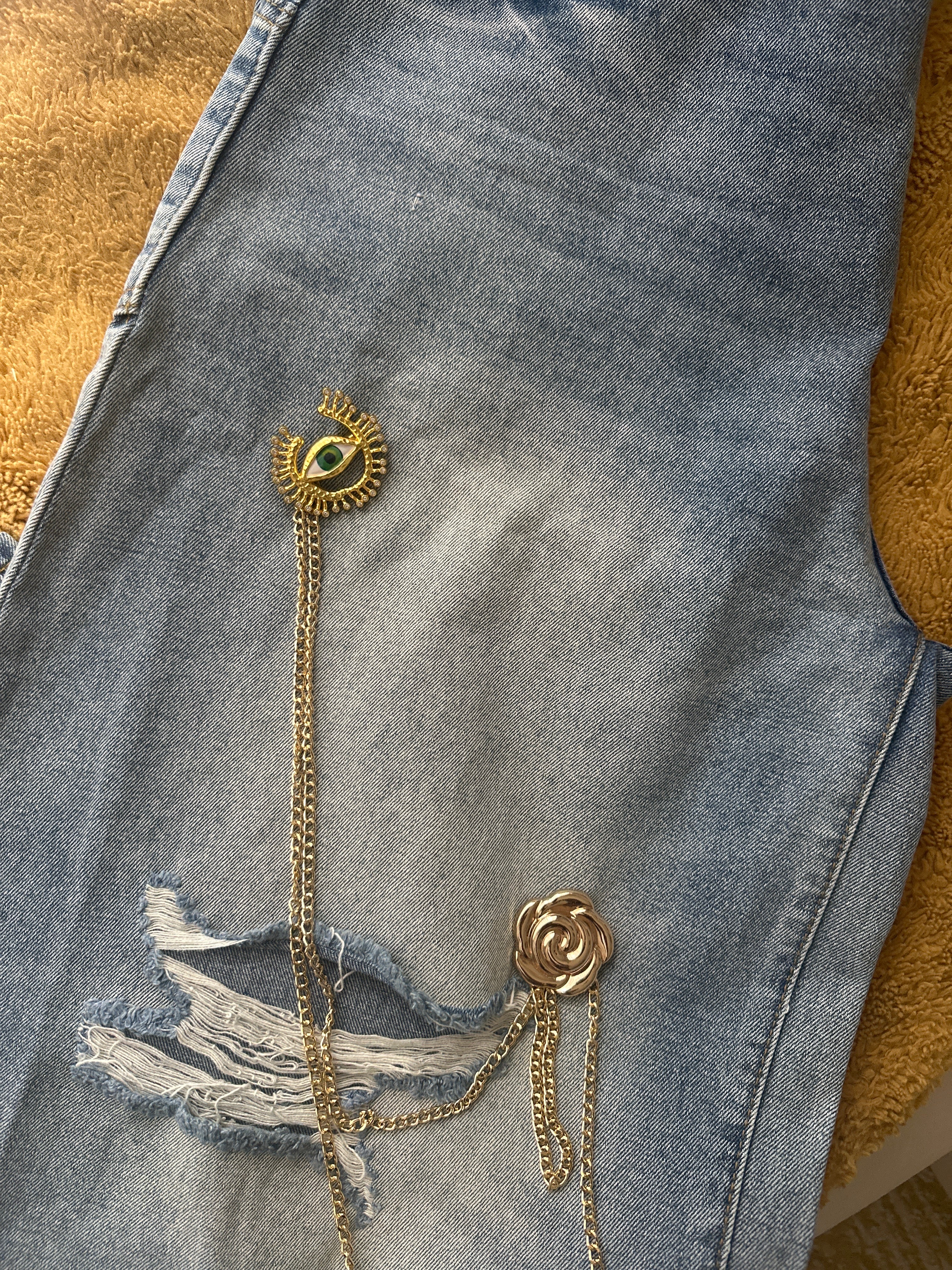 Golden Hour Chain Jeans