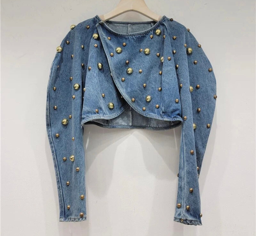 The Vintage Studded Top