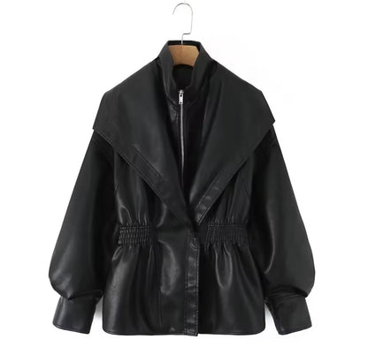 Fly girl leather jacket