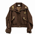 The Mocha Muse Embellished Jacket