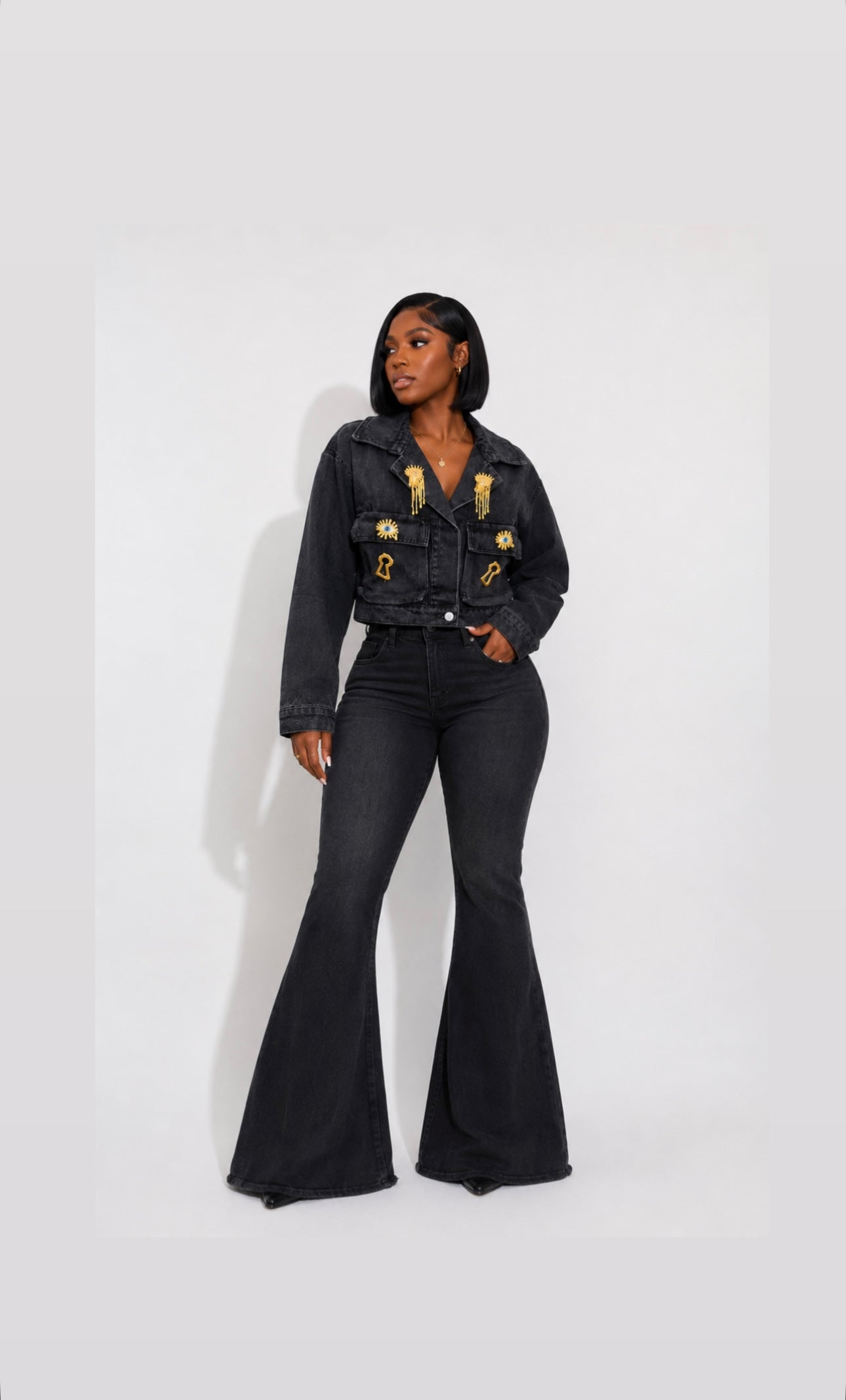 The Gilded Key Denim Jacket