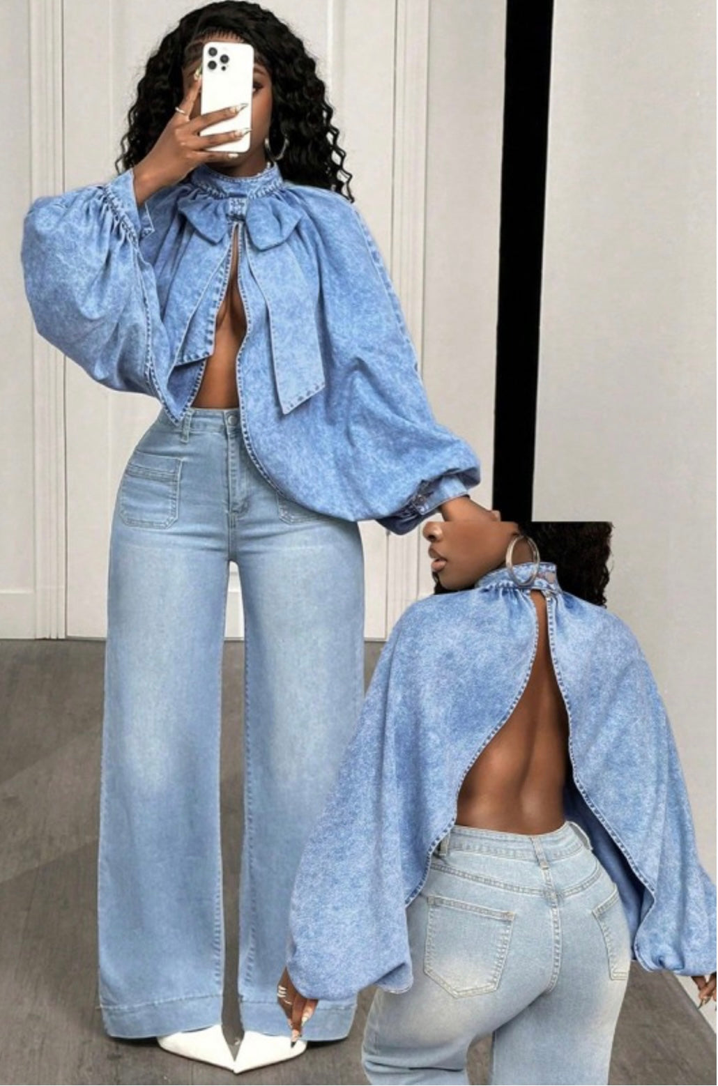 Denim Desire Top