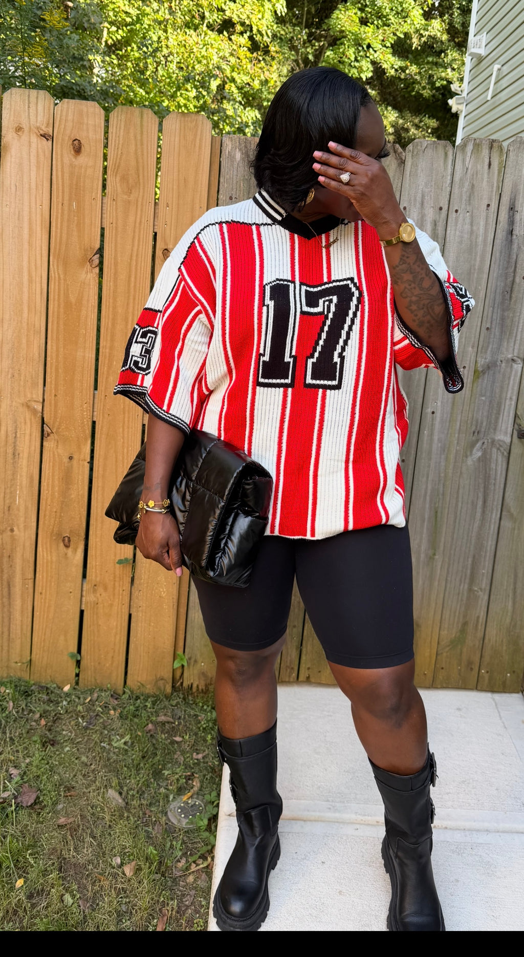 Restarall 17 Oversized Thick Knit Jersey