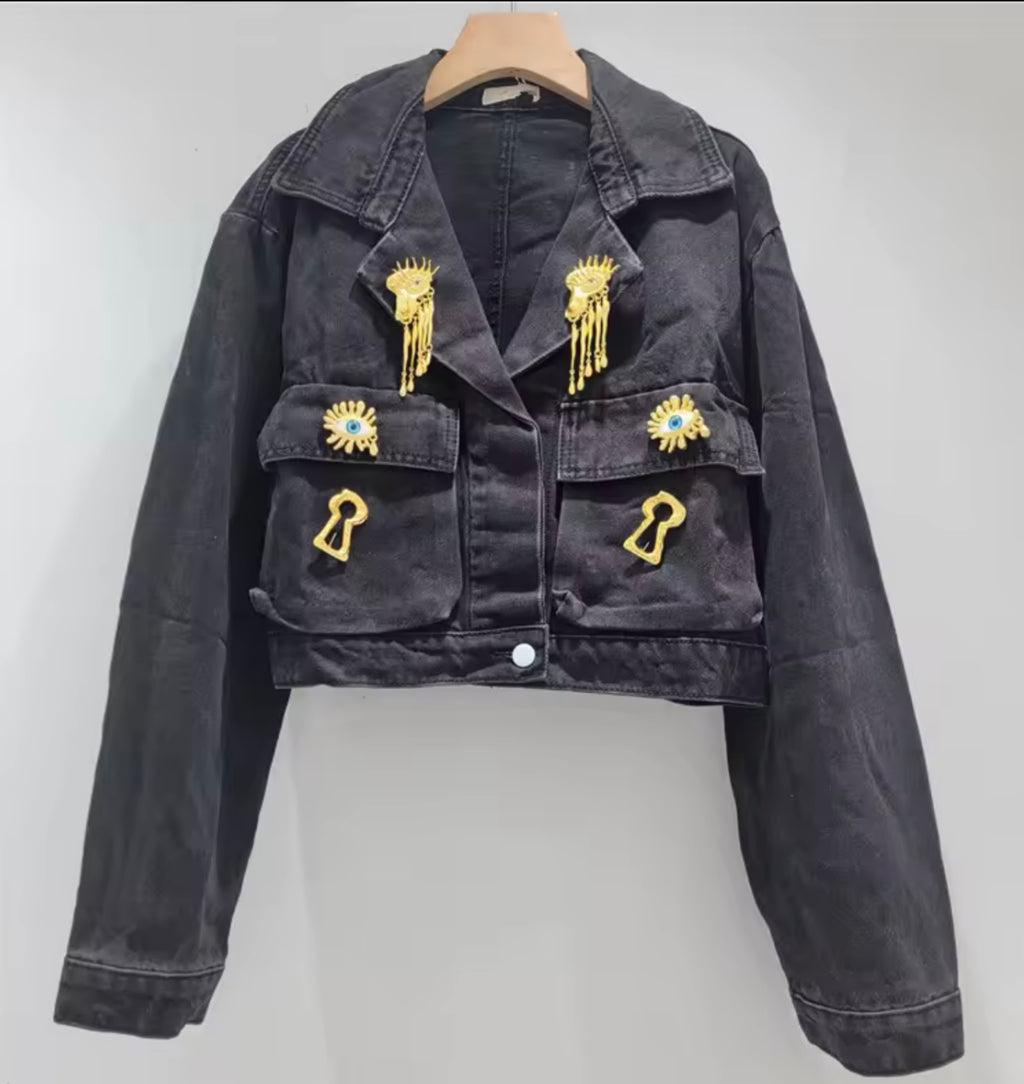 The Gilded Key Denim Jacket