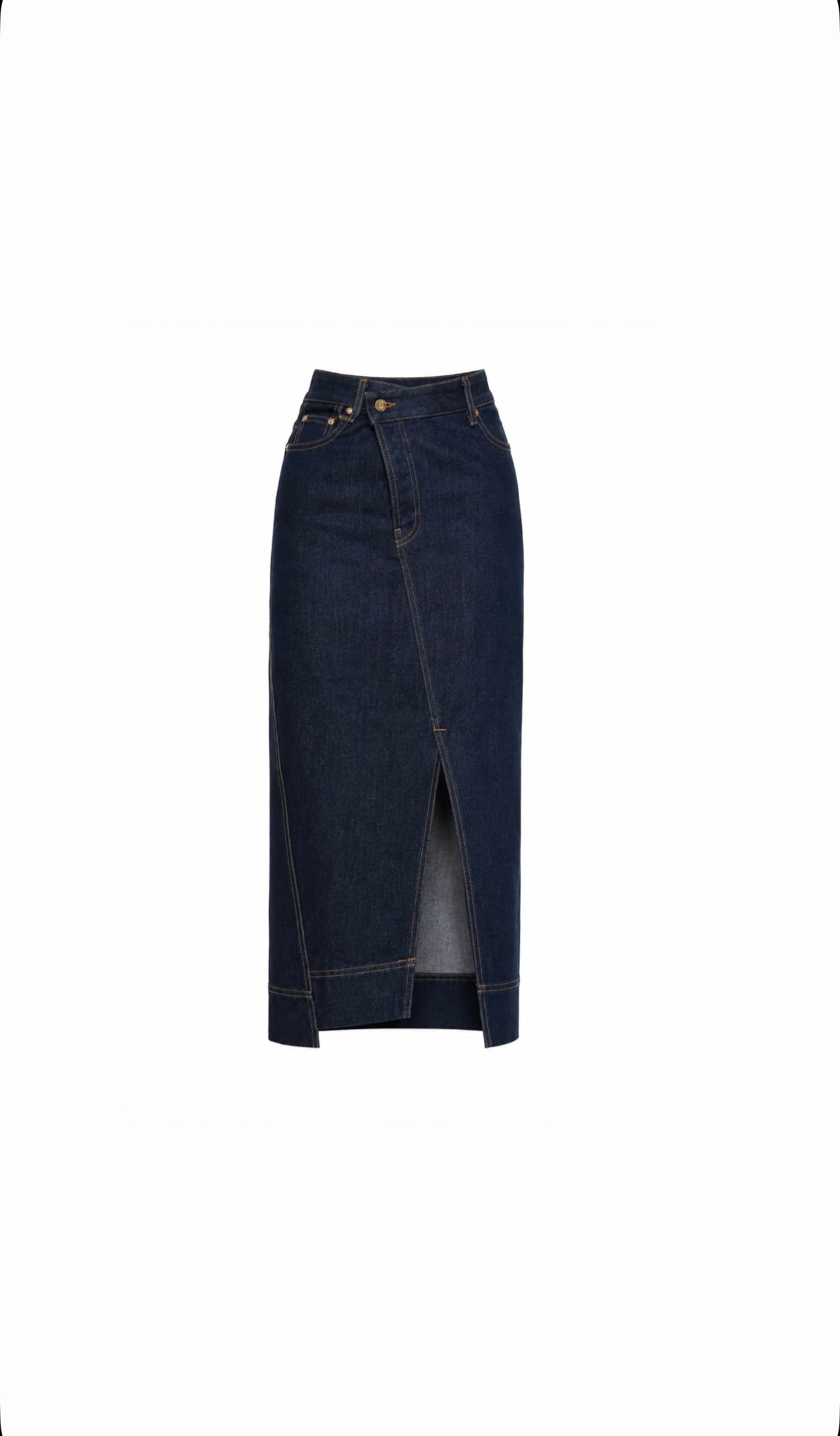 Downtown Denim Maxi Skirt