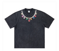 Jeweled Collar Tee