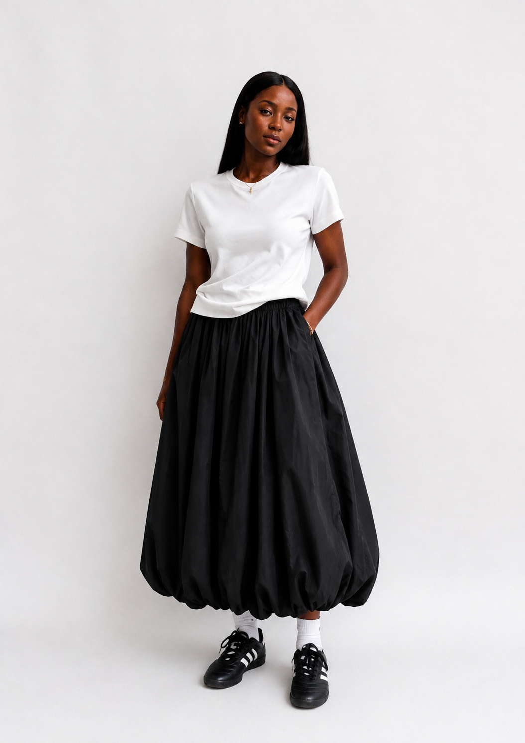The Monroe Bubble Maxi Skirt