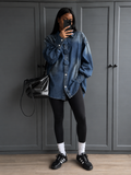 The Soho Oversized Denim Shirt