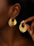 Golden Hour Ripple Hoops