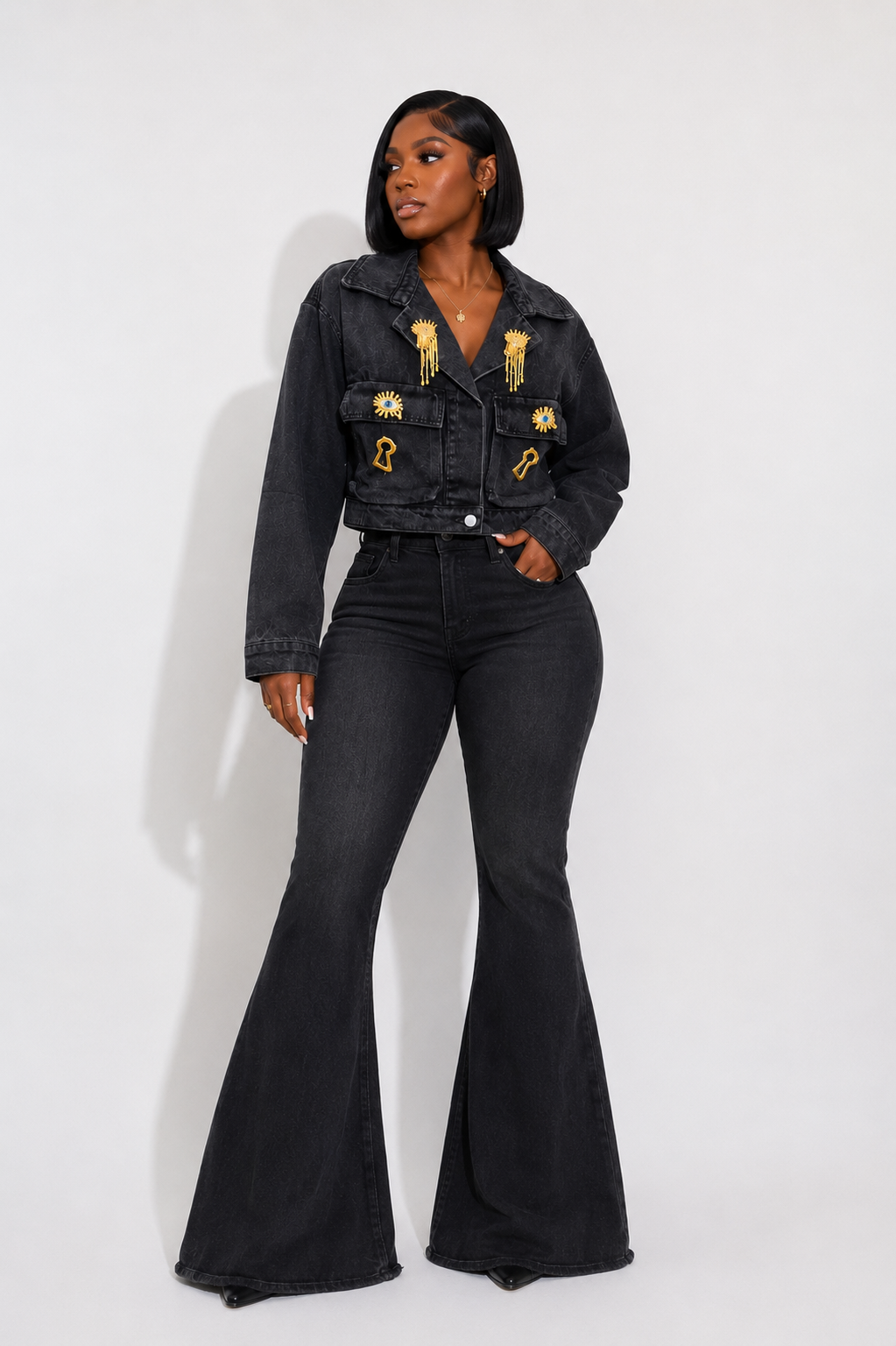 The Gilded Key Denim Jacket