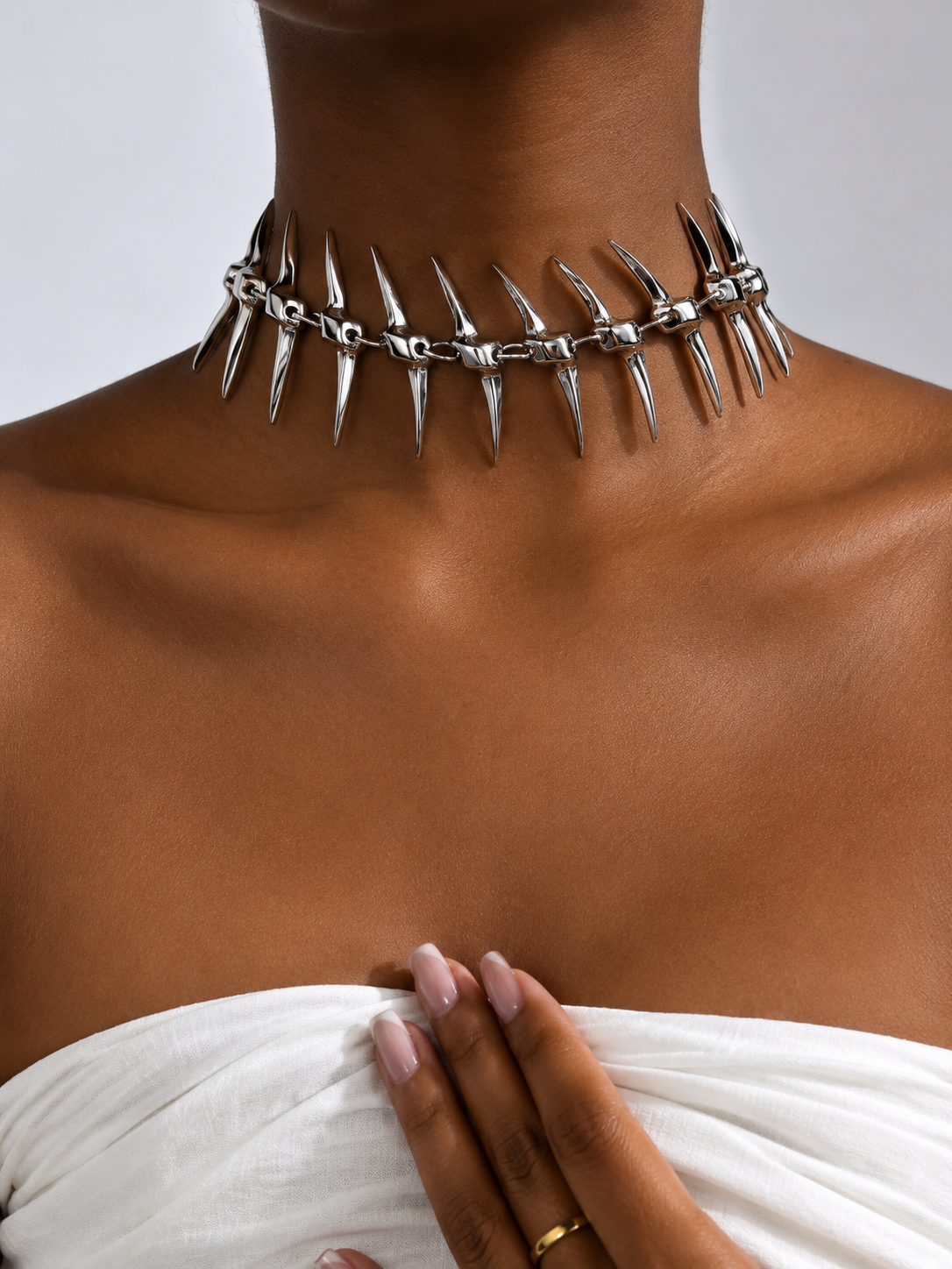 Spine Statement Necklace