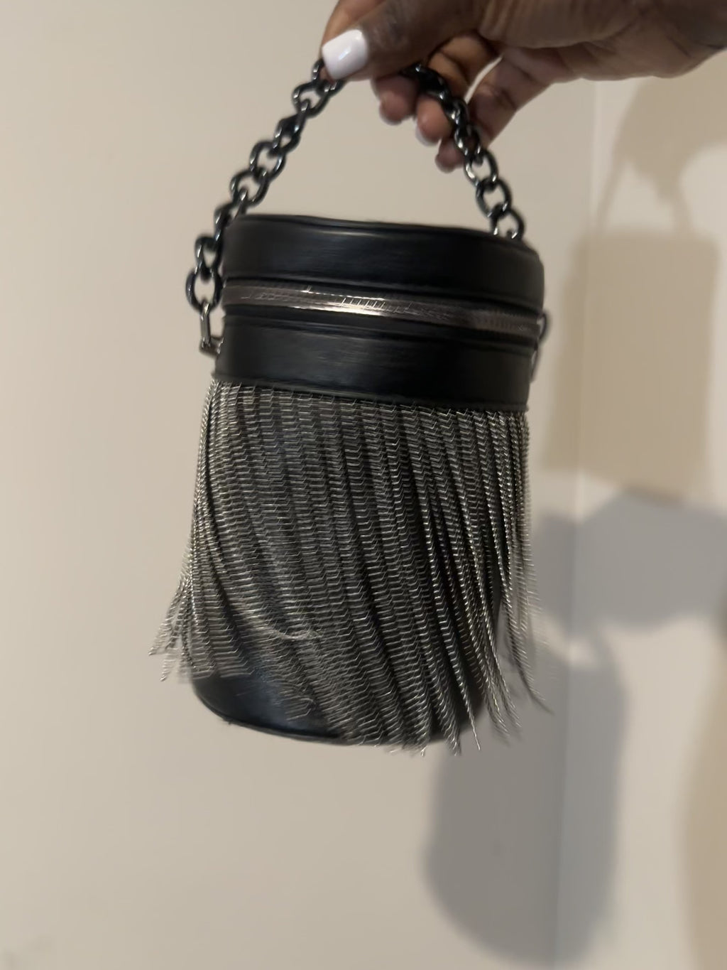 Midnight Fringe Crossbody