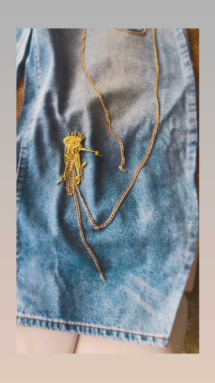 Golden Hour Chain Jeans