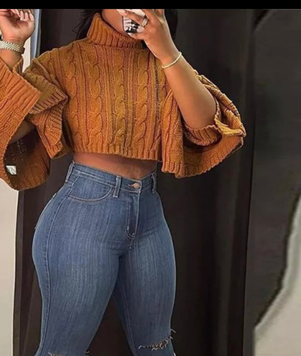 Oversized crop top