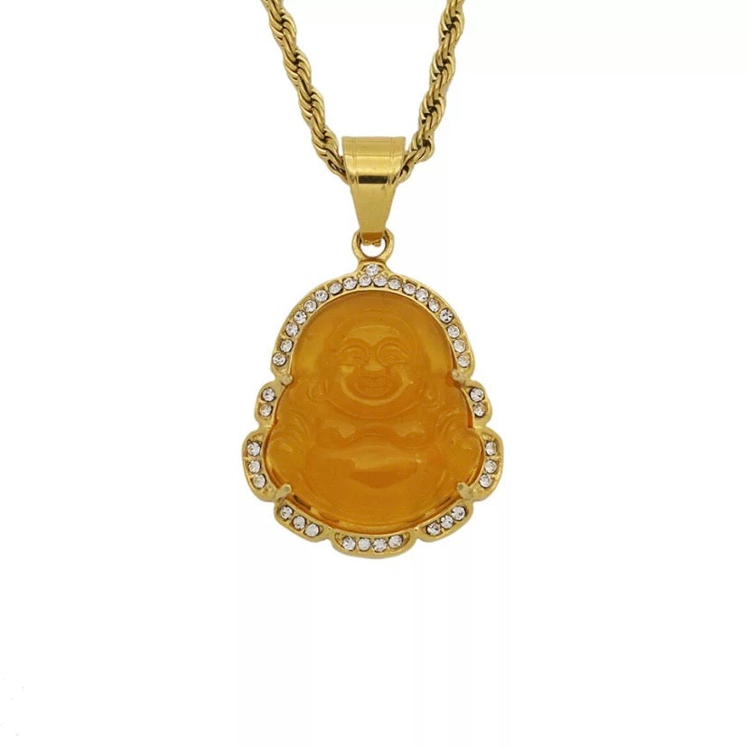 Buddah gold necklace