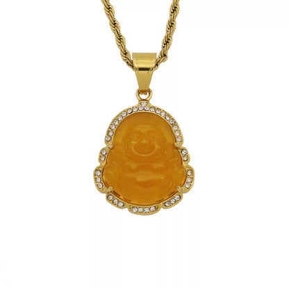 Buddah gold necklace