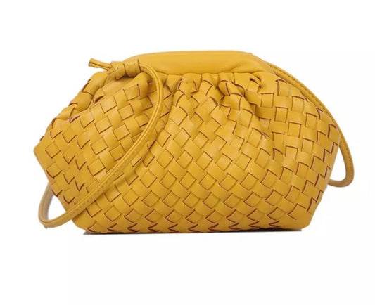 Weave Bag Soft Leather Crossbody