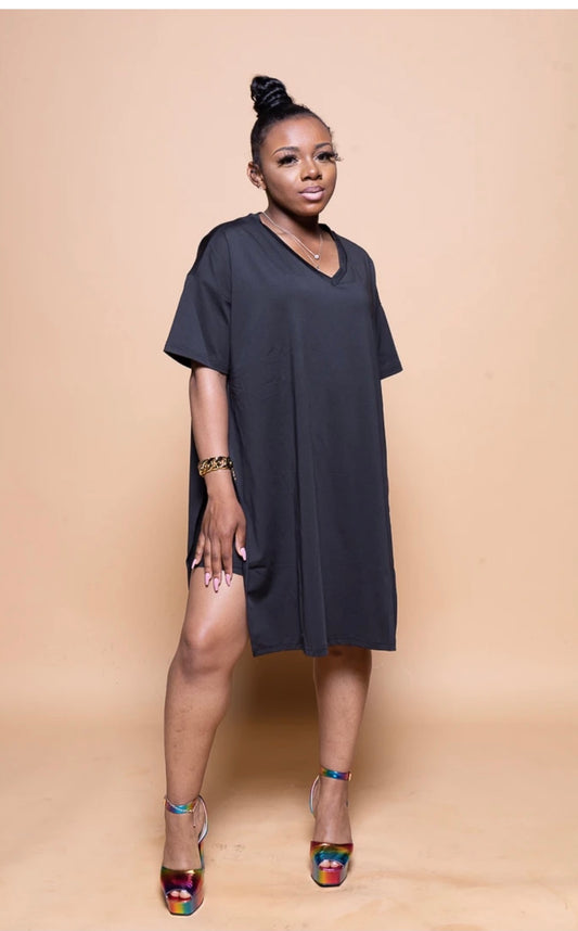 Hi-Low Biker Short Set