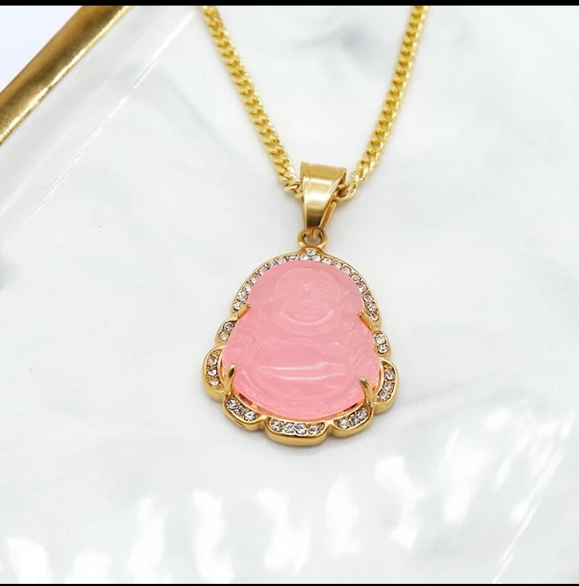 Buddah gold necklace