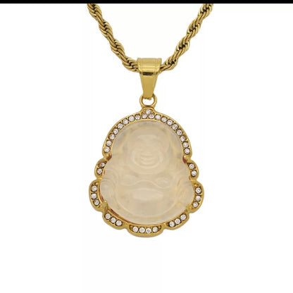 Buddah gold necklace
