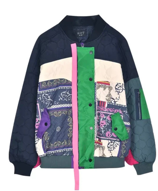 Harijuki Quilted Bomber jacket