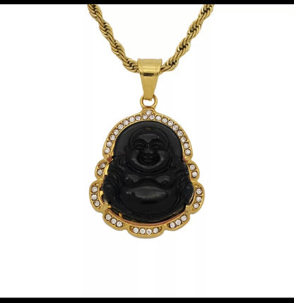 Buddah gold necklace